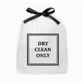 Dry Clean Only Drawstring Laundry Bag | Travel Cotton Bag